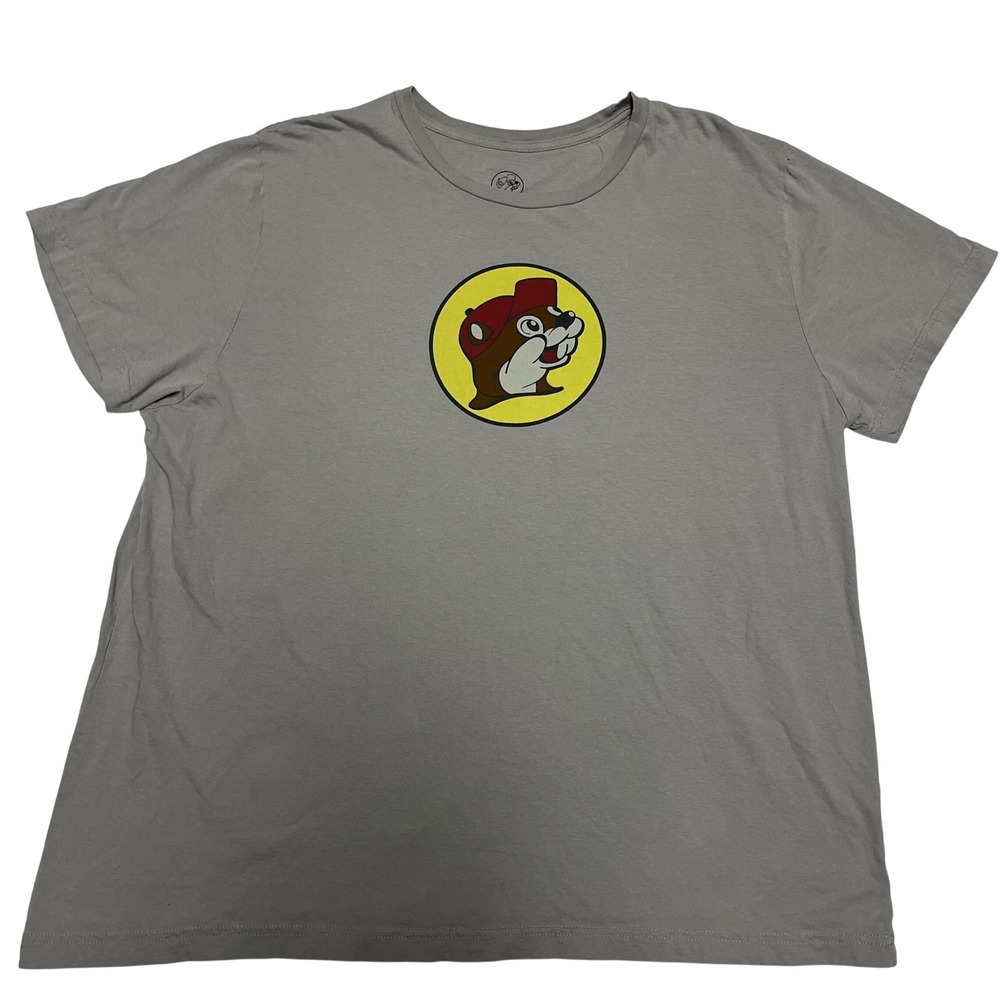 Buc-ee's Mens 3XL Gray Graphic T-Shirt Vintage Truck Since 1982 Short Sleeve